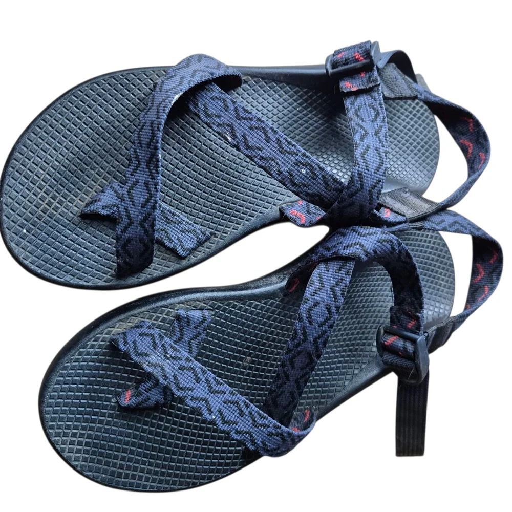 Chaco Blue and Black Sandals mens‎ sandals 8
